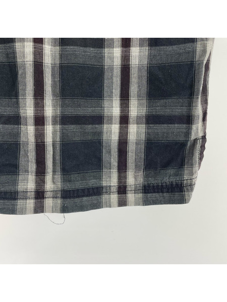 Harley-Davidson シャツ チェックシャツ 黒 (L)
