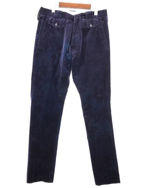 DAIRIKU 23AW TIEDYE VELOUR FLARE SLACKS L パープル