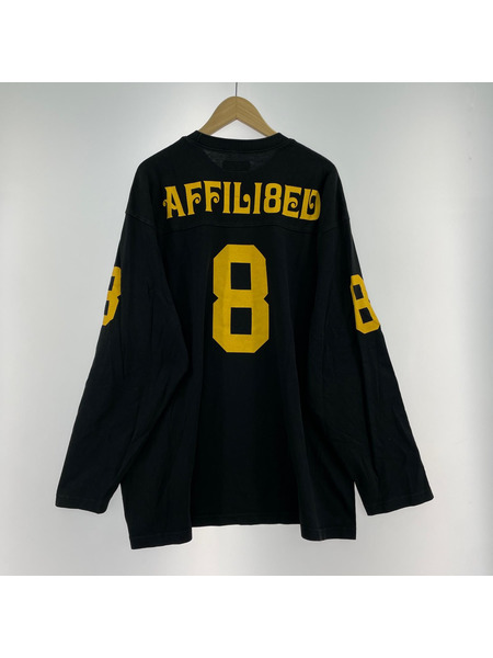 Supreme 25SS Affiliated L/S Football Top XXL 黒黄