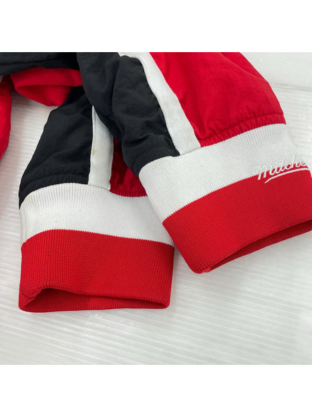 mitchell&ness ジャケット NBA/ブルゾンジャケット/RED/M