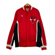 mitchell&ness ジャケット NBA/ブルゾンジャケット/RED/M