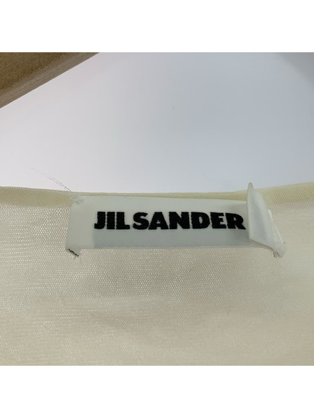 JIL SANDER ソノ他 19SS/NYLON CHIFFON GATHER BLOUSE