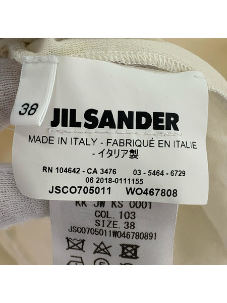 JIL SANDER ソノ他 19SS/NYLON CHIFFON GATHER BLOUSE