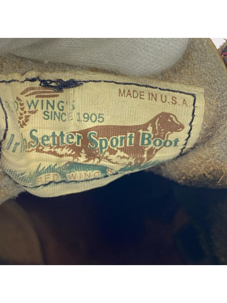 RED WING ブーツ 90s 四角犬タグ 8180 アイリッシュセッター