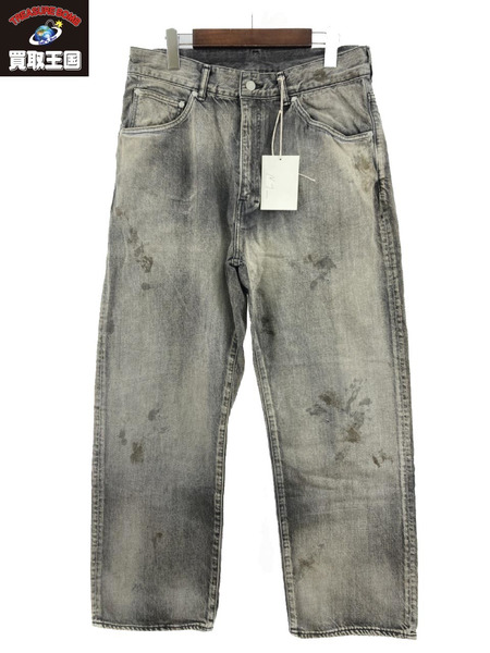 ANCELLM AGING BLACK DENIM STRAIGHT 5P PANTS (3)[値下]｜商品番号 ...