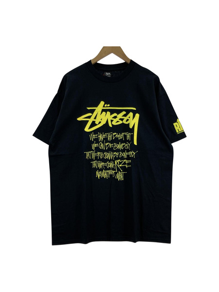 STUSSY RIZE S/S ロゴプリント Tee sizeL