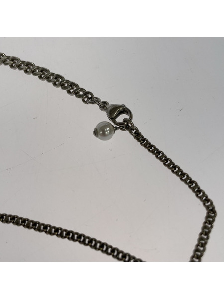 ココマーク カメリア スター ラインストーンネックレス