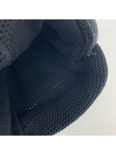 TIGHTBOOTH イヤーフラップ ニットキャップ ブラック