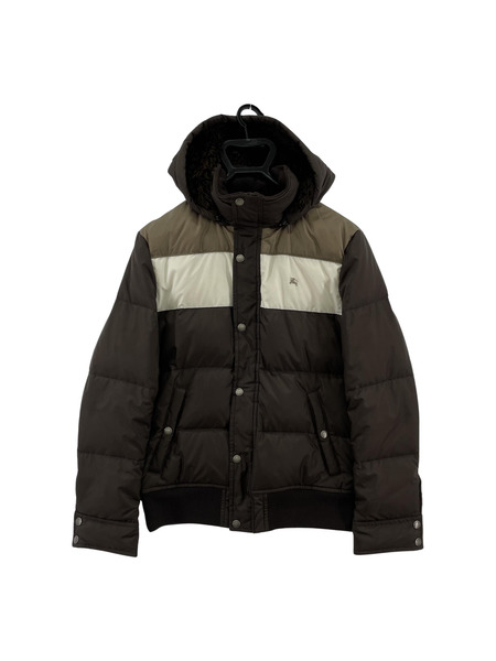 BURBERRY BLACK LABEL ジップアップダウンジャケット BRW (M)