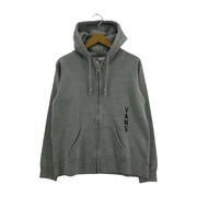 VANS×RON HERMAN ZIP UP HOODIE グレー SIZE:M