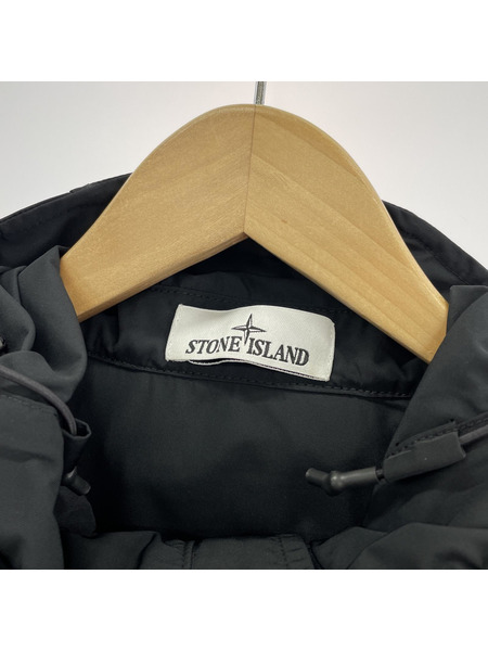 STONE ISLAND 25SS MICRO TWILL 撥水 フーディジャケット M ブラック K1S154100006