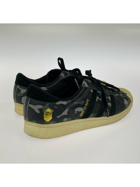 adidas スニーカー UNDEFEATED A BATHING APE SUPER STAR 80V S74774