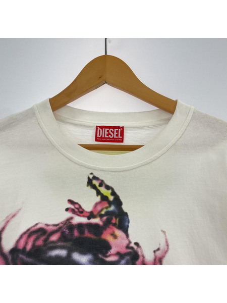 DIESEL T-BOXT LS Q9 プリントロンTee(L)