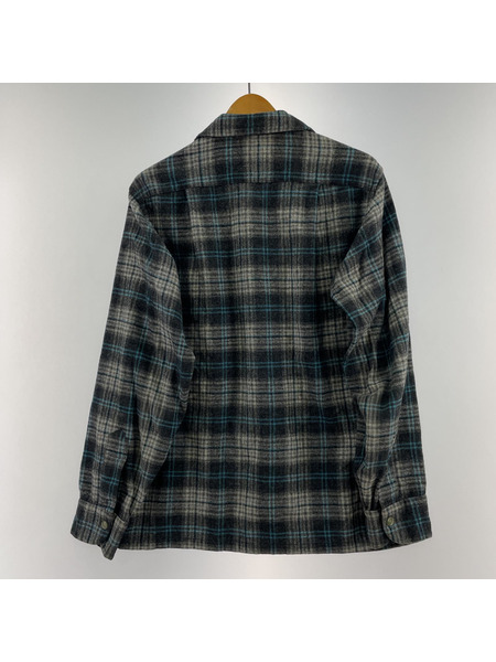 PENDLETON 長袖シャツ チェックシャツ グレー 青