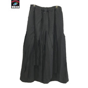 BLACK COMME des GARCONS ひざ丈スカート AD2019 ポリウールスカート XS