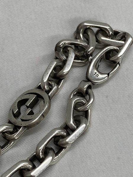 GUCCI インターロッキング ブレスレット 18号