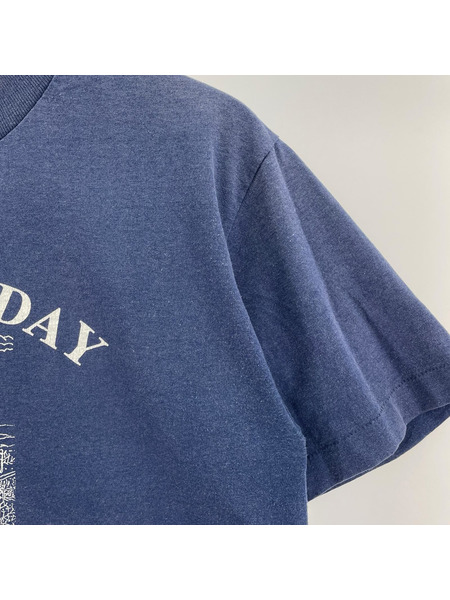 半袖Tシャツ・カットソー 80s Hanes TAVERN DAY ネイビー (M)