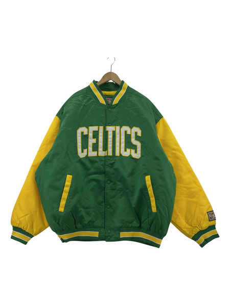 HARDWOOD CLASSICS NBA BOSTON CELTICS スタジャン XXL｜商品番号