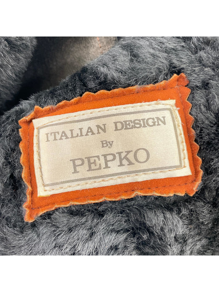 . レザージャケット PEPKO スエードレザー ムートンコート[値下]