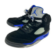 NIKE スニーカー AIR JORDAN 5 RETRO 黒紺 (28.0cm)