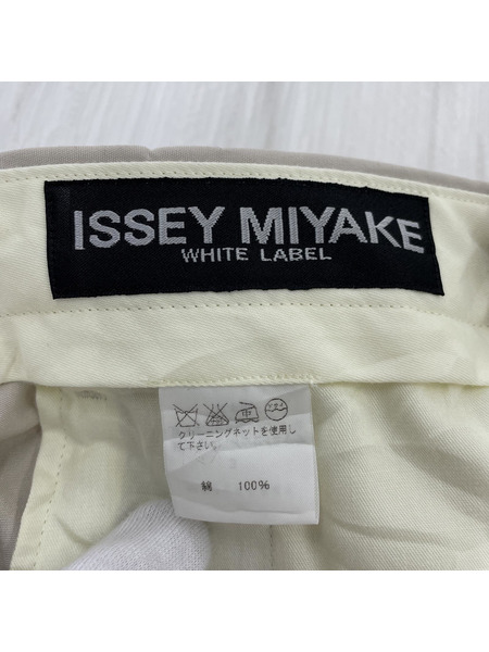 ISSEY MIYAKE WHITE LABEL タックパンツ