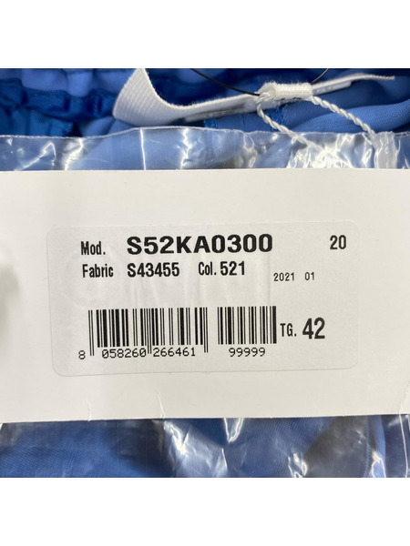 MM6 パンツ ワイド ブルー (42)