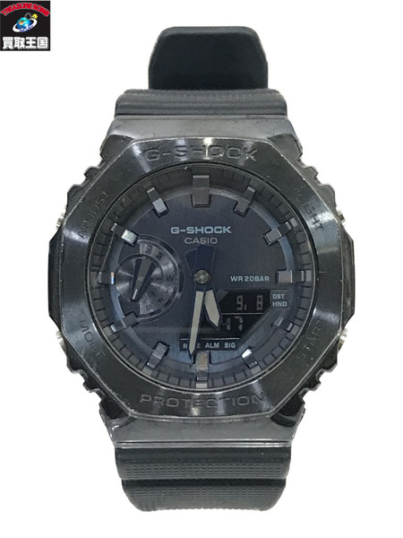 G-SHOCK QZ 腕時計 GM-2100N/ネイビー/クォーツ