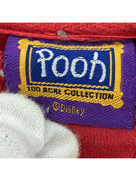 DISNEY POOH プーサン スウェット (M) レッド