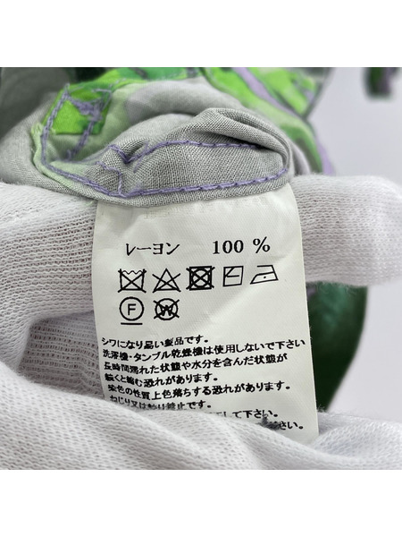 STUSSY/紫陽花/レーヨンアロハ（L)[値下]