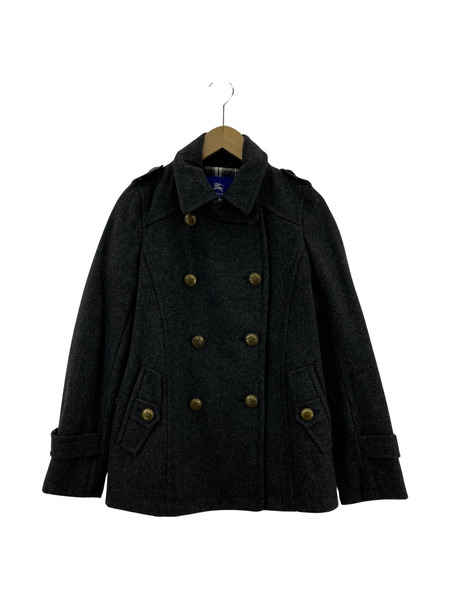 BURBERRY BLUE LABEL ピーコート 38 ウール FNF37-804-32