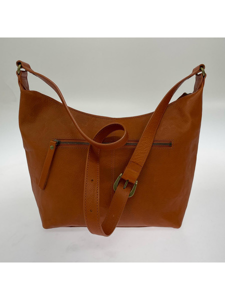 Dakota ショルダーバッグ 型押シ ブラウン