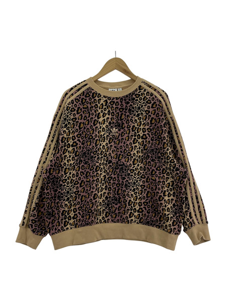 adidas originals W CREW SWEAT LEOPARD (L) HK5190