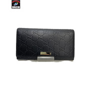 長財布 GUCCI グッチシマ レザー ロングウォレット