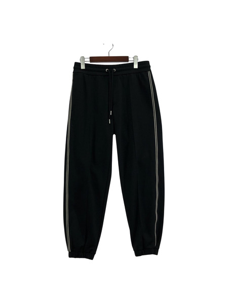 MONCLER 23SS PANTALONE LUNGO サイドライン トラックパンツ XS 黒