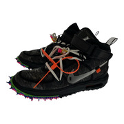 NIKE スニーカー OFFWHITE AIR FORCE 1 MID SP BLACK 27.5cm