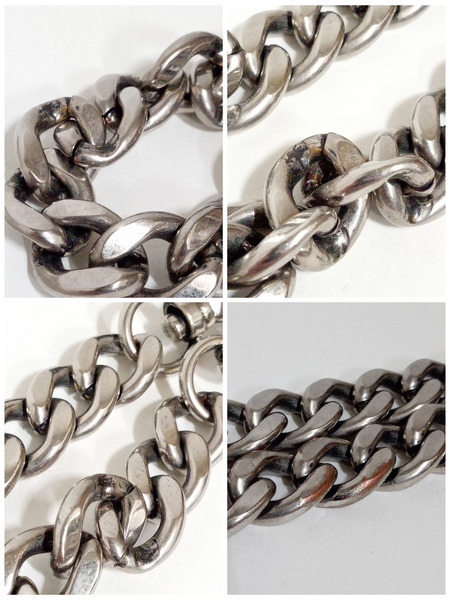 JIMMYCHOO/エンボス/チェーン/コンパクトウォレット