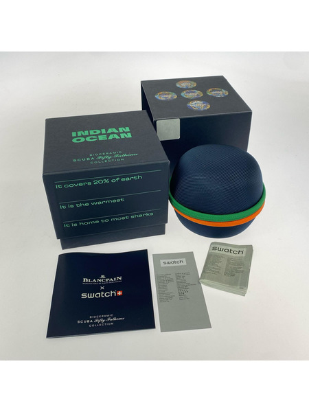 Swatch メンズ時計 BLANCPAIN BIOCERAMIC Scuba Fifty Fathoms
