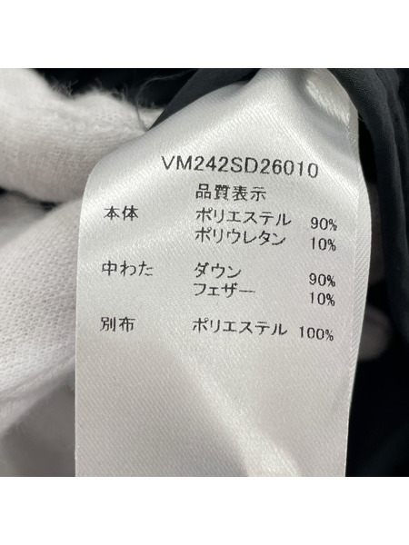 ダウンジャケット vincent et mireile/BLK/38