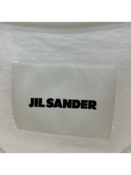 JIL SANDER 半袖Tシャツ・カットソー ロゴS/Sカットソー ホワイト (XS)