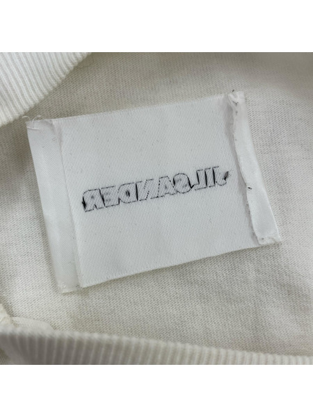 JIL SANDER 半袖Tシャツ・カットソー ロゴS/Sカットソー ホワイト (XS)