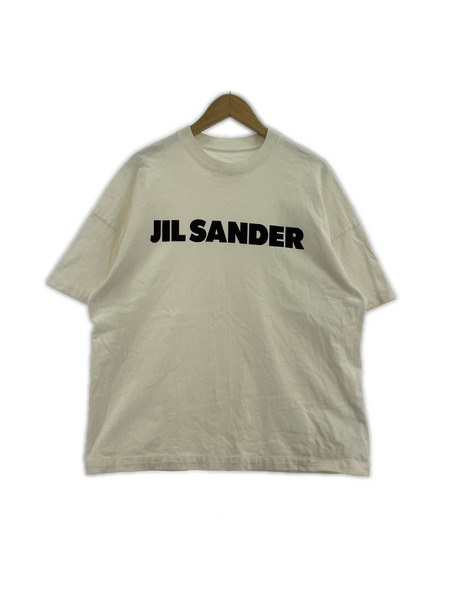 JIL SANDER 半袖Tシャツ・カットソー ロゴS/Sカットソー ホワイト (XS)