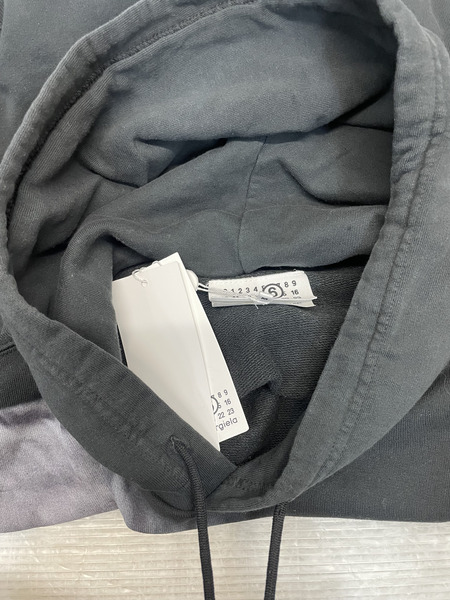 MM6 25AW REFLECTOR HOODIE M 黒