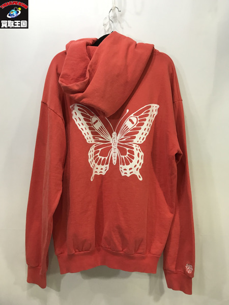 Girl's Don't Cry 19AW butterfly hoody/RED/赤/L/ガールズドントクライ/パーカー