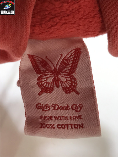 Girl's Don't Cry 19AW butterfly hoody/RED/赤/L/ガールズドントクライ/パーカー