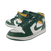 NIKE AIR JOURDAN 1 MID NOBEL GREEN/POLLEN/WHITE 26.0cm