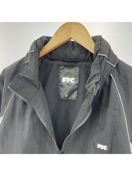 FTC 24SS NYLON TRACK JACKET（L）ブラック FTC024Pj01