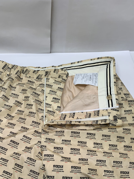 GUCCI インビテーションスタンプ 総柄パンツ Size 52 グッチ 