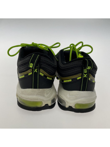 NIKE×UNDEFEATED AIR MAX 97 29cm DC4830-001 BLACK/VOLT