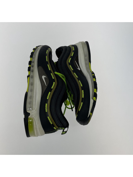 NIKE×UNDEFEATED AIR MAX 97 29cm DC4830-001 BLACK/VOLT