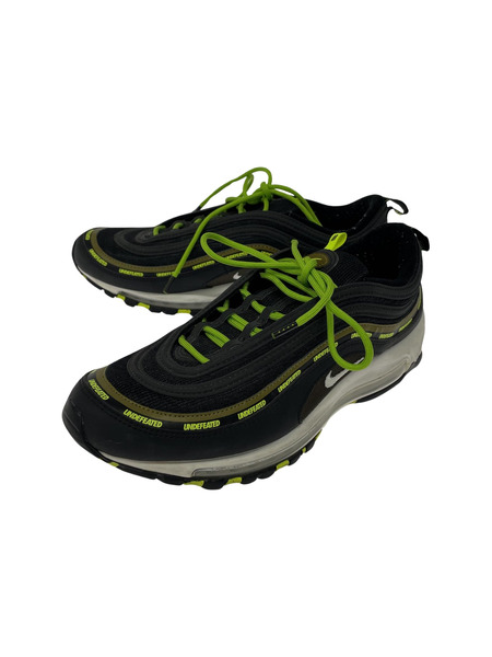 NIKE×UNDEFEATED AIR MAX 97 29cm DC4830-001 BLACK/VOLT